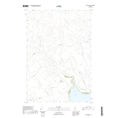2018 Map of Socatean Bay, 2018 Print