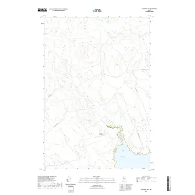 2021 Map of Socatean Bay, 2021 Print