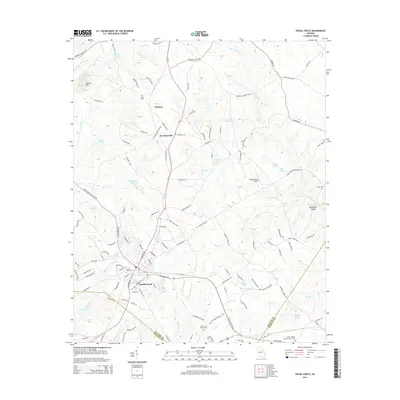 2014 Map of Social Circle, 2014 Print