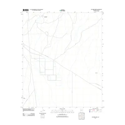 2011 Map of Socorro Mine, 2011 Print
