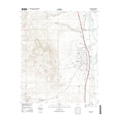 2013 Map of Socorro, 2013 Print