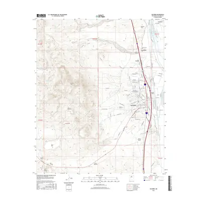 2017 Map of Socorro, 2017 Print