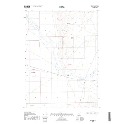 2018 Map of Sod House, 2018 Print