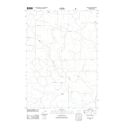2012 Map of Soda Butte, 2012 Print