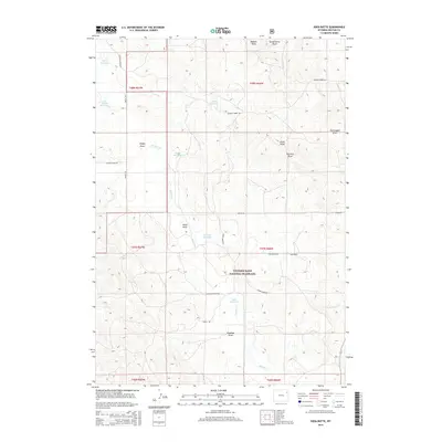 2015 Map of Soda Butte, 2015 Print