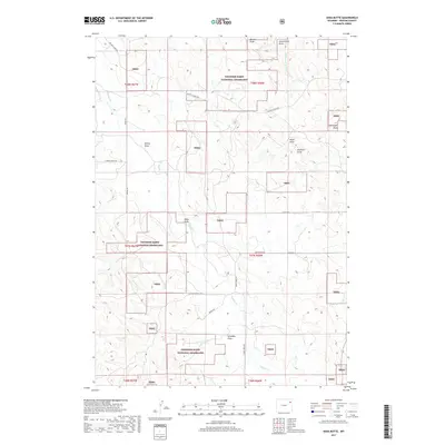 2017 Map of Soda Butte, 2017 Print