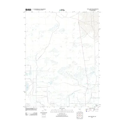 2011 Map of Soda Lake East, 2011 Print