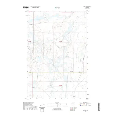 2020 Map of Soda Lake, 2020 Print