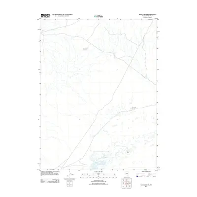 2011 Map of Soda Lake NW, 2011 Print