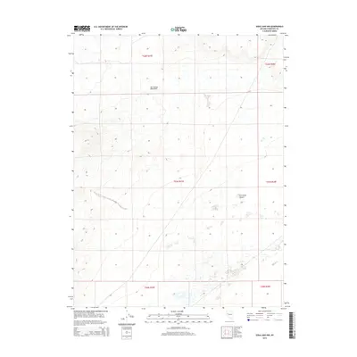 2014 Map of Soda Lake NW, 2014 Print