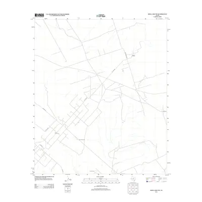 2013 Map of Soda Lake NW, 2013 Print