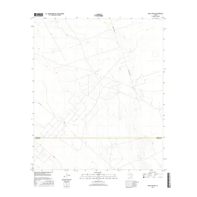 2016 Map of Soda Lake NW, 2016 Print