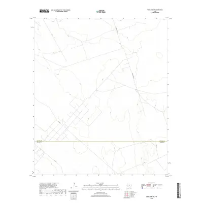 2019 Map of Soda Lake NW, 2019 Print