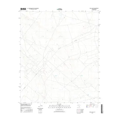 2016 Map of Soda Lake SE, 2016 Print