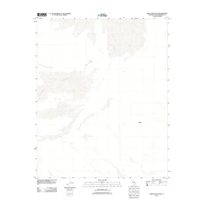 2012 Map of Soda Lake South, 2012 Print
