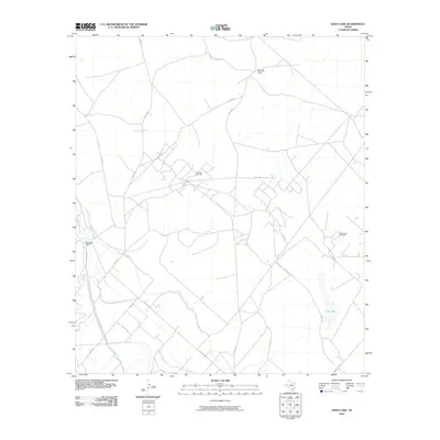 2010 Map of Soda Lake, 2010 Print
