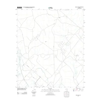 2012 Map of Soda Lake, 2012 Print