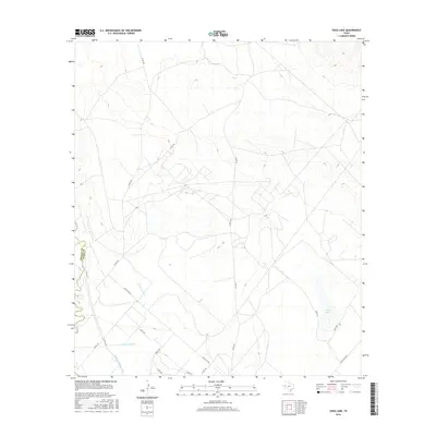 2016 Map of Soda Lake, 2016 Print