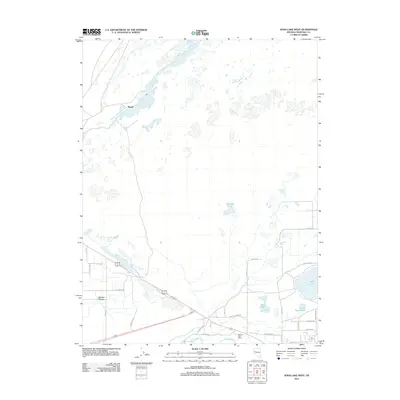 2011 Map of Soda Lake West, 2011 Print