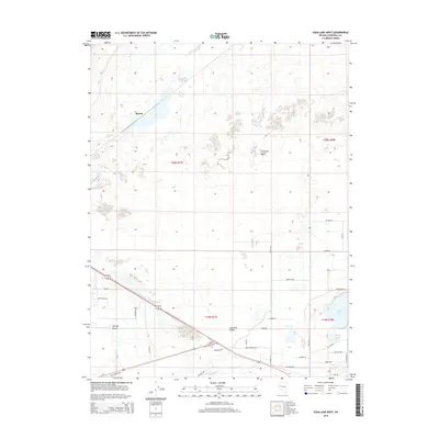 2014 Map of Soda Lake West, 2014 Print