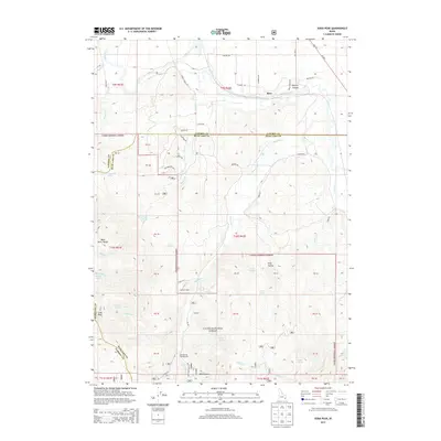 2013 Map of Soda Peak, 2013 Print
