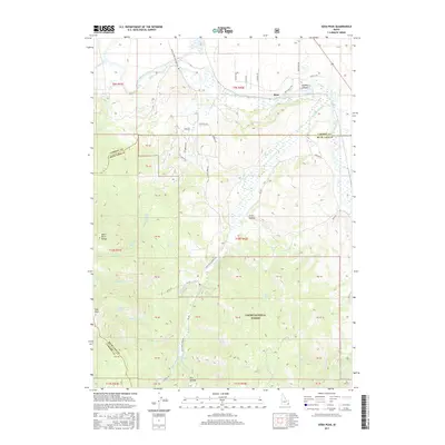2017 Map of Soda Peak, 2017 Print