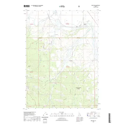 2020 Map of Soda Peak, 2020 Print