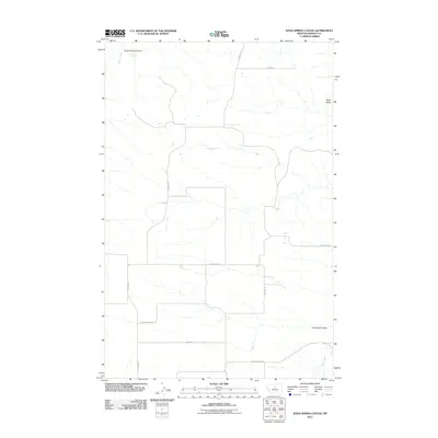 2011 Map of Soda Spring Coulee, 2011 Print