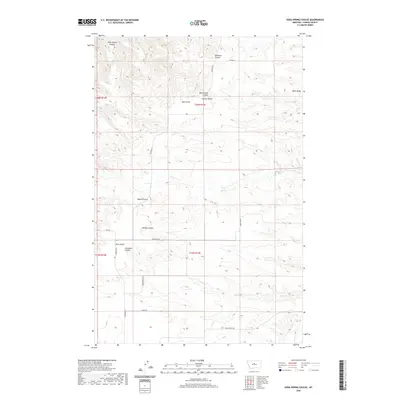 2020 Map of Soda Spring Coulee, 2020 Print