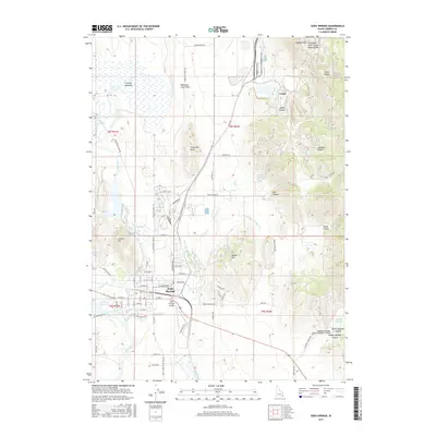2017 Map of Soda Springs, 2017 Print