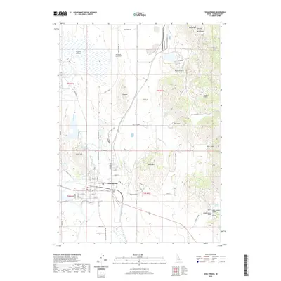 2020 Map of Soda Springs, 2020 Print