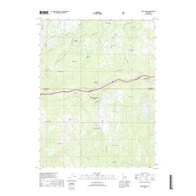 2018 Map of Soda Springs, 2018 Print