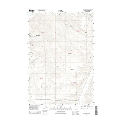 2014 Map of Soda Springs NW, 2014 Print