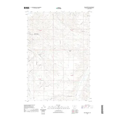 2020 Map of Soda Springs NW, 2020 Print