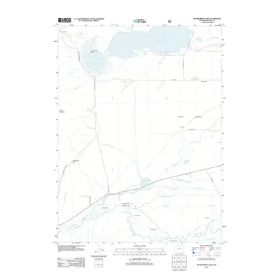 2012 Map of Sodergreen Lake, 2012 Print