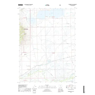 2018 Map of Sodergreen Lake, 2018 Print