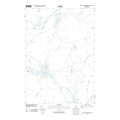 2010 Map of Soft Maple Reservoir, 2010 Print