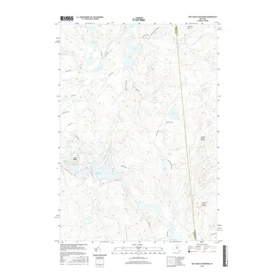 2016 Map of Soft Maple Reservoir, 2016 Print