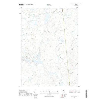 2019 Map of Soft Maple Reservoir, 2019 Print