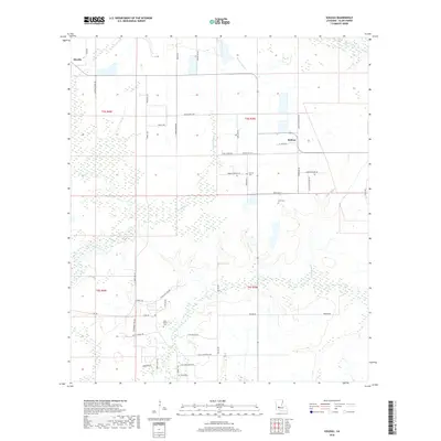 2018 Map of Soileau, 2018 Print