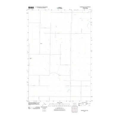 2011 Map of Solberg Butte, 2011 Print