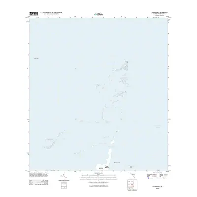2012 Map of Soldier Key, 2012 Print