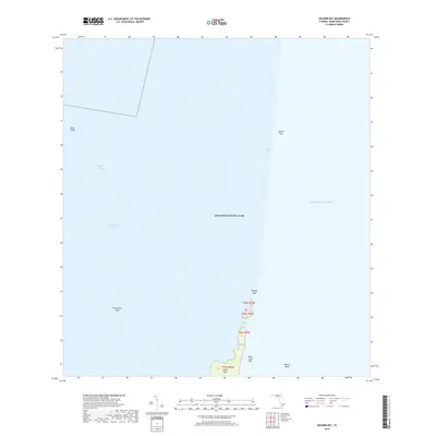 2018 Map of Soldier Key, 2018 Print