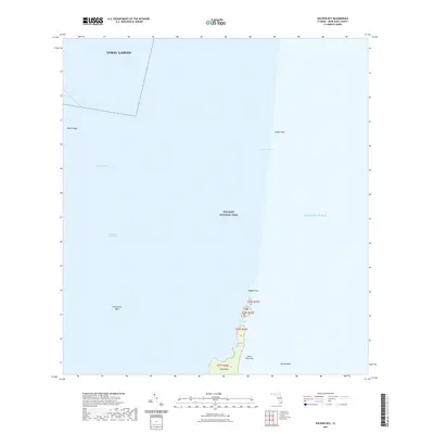 2021 Map of Soldier Key, 2021 Print