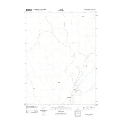 2011 Map of Soldier Meadow, 2011 Print