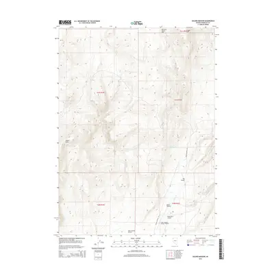 2015 Map of Soldier Meadow, 2015 Print
