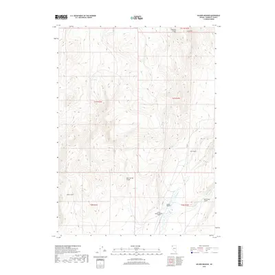 2018 Map of Soldier Meadow, 2018 Print
