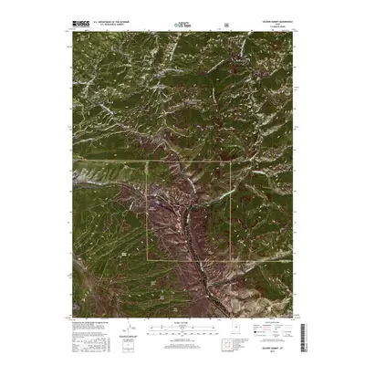 2017 Map of Soldier Summit, 2017 Print