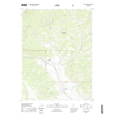 2020 Map of Soldier Summit, 2020 Print