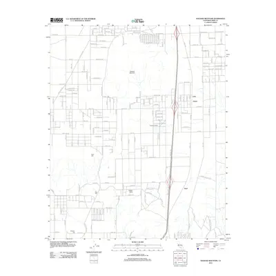 2012 Map of Soledad Mountain, 2012 Print